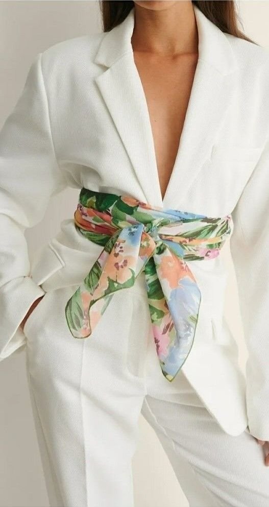 foulard moderne femme artisanal atelier du noeud Chartres